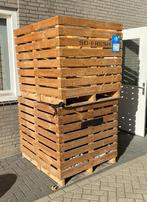 3x grote houten kuubs kist, Doe-het-zelf en Verbouw, Kratten en Dozen, Ophalen, 100 cm of meer, 60 cm of meer, 50 cm of meer