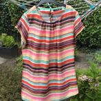 Kleurrijke blouse La Ligna M / 38 met korte mouwen zgan, Maat 38/40 (M), Ophalen of Verzenden, Zo goed als nieuw, La Ligna