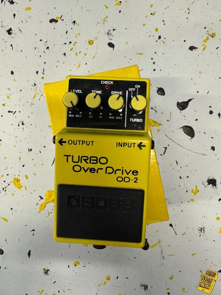 Boss OD-2 Turbo Overdrive, Muziek en Instrumenten, Effecten, Gebruikt, Distortion, Overdrive of Fuzz, Ophalen of Verzenden