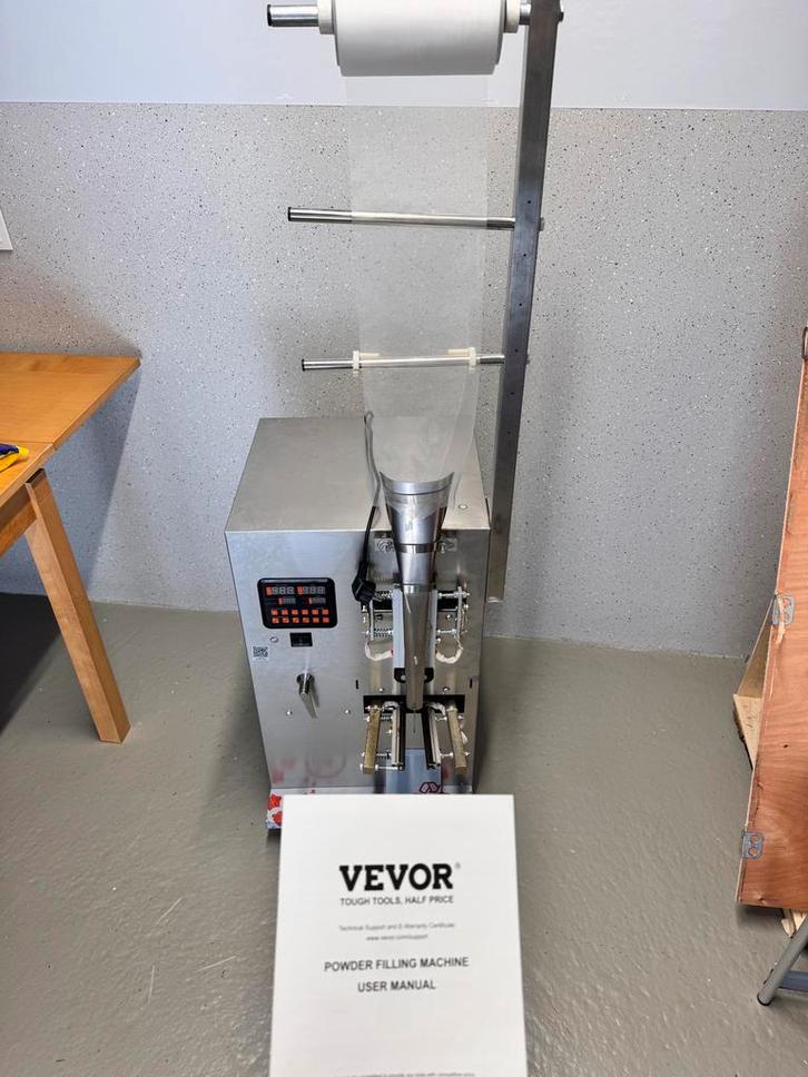 VEVOR Poeder vul/seal machine (1x gebruikt), Zakelijke goederen, Machines en Bouw | Industrie en Techniek, Ophalen
