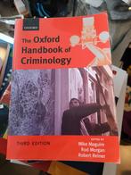 The Oxford Handbook of Criminology, Gelezen, Ophalen of Verzenden