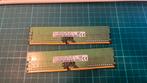 2x8GB DDR4 2666MHz DIMM Werkgeheugen, Computers en Software, RAM geheugen, DDR4, Ophalen of Verzenden, Zo goed als nieuw, Desktop