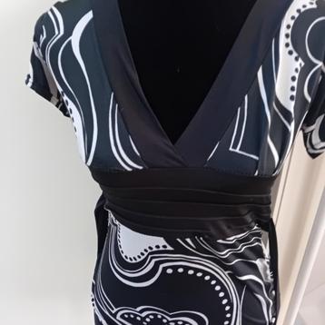 top,maat 38/40,feest,zwart,wit,shirt,feest,topje beschikbaar voor biedingen