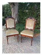 2 fraaie nieuw gestoffeerde antieke stoelen, Ophalen