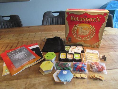 De Kolonisten Van Catan 10 Jaar Jubileum Editie uitbreiding, Hobby en Vrije tijd, Gezelschapsspellen | Bordspellen, Zo goed als nieuw