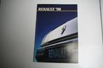 Folder Renault modellenprogramma (1990) (17), Boeken, Auto's | Folders en Tijdschriften, Nieuw, Ophalen of Verzenden, Renault