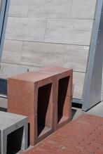 U-element 40x40x50cm - Corten - Roestbruin - zit element, Tuin en Terras, Ophalen of Verzenden, Nieuw, Beton, Overige typen