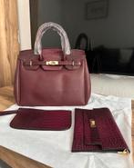 Handtas 3-delige set bordeaux, Ophalen of Verzenden, Nieuw, Handtas