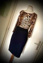 Panter jurk Airfield zwart Maat 40 stretch merk kleding, Maat 38/40 (M), Verzenden, Zwart, Zo goed als nieuw