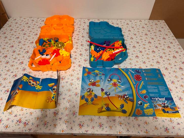 Kid’s knex, bouw eigen creaties of volg de voorbeelden!, Kinderen en Baby's, Speelgoed | Educatief en Creatief, Gebruikt, Bouwen