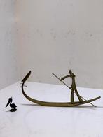 Franz hagenauer gondolier bronze sculpture 1920s en pelikaan, Ophalen of Verzenden