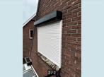 Rolluik Wit/Groen 148x102 Elektrisch, Ophalen, Gebruikt, Elektrische bediening, Wit