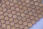 mozaïek reflections hexagon copper 23x23mm, Overige materialen, Verzenden, Wandtegels, Nieuw