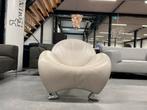 Leolux Papageno fauteuil Senso leer Design stoel, Huis en Inrichting, Fauteuils, Leer, Ophalen of Verzenden, 75 tot 100 cm