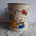 Vintage Hello Kitty Sanrio Japan Spaarpot Blik 1976 1970s, Verzamelen, Spaarpotten, Ophalen of Verzenden, Zo goed als nieuw, Metaal of Blik