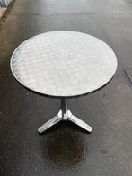 9 Horeca Terrastafels met RVS Tafelblad, Ophalen, Gebruikt