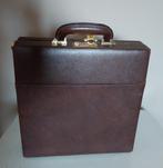 Vintage leren aktentas bruin Claymore, Sieraden, Tassen en Uiterlijk, Ophalen of Verzenden, Gebruikt, Leer, Minder dan 50 cm