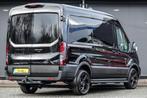 Ford Transit L2H2 | 165Pk A8 Aut. | Raptor Edition | 2x Schu, Auto's, Bestelauto's, 12 maanden, Stof, Zwart, 4 cilinders
