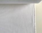 STOF VOOR DESIGN: witte linnenstructuur meubelstof max. 4 M, Hobby en Vrije tijd, Stoffen en Lappen, 120 cm of meer, Wit, Ophalen of Verzenden