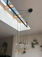 Hanglamp 5 lichtpunten, Ophalen, Zo goed als nieuw, Metaal, Industrieel