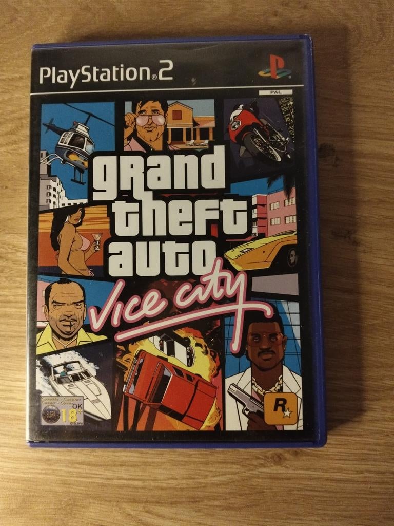 Grand Theft Auto: Vice City - PS2, Avontuur en Actie, Online, Vanaf 18 jaar, 1 speler