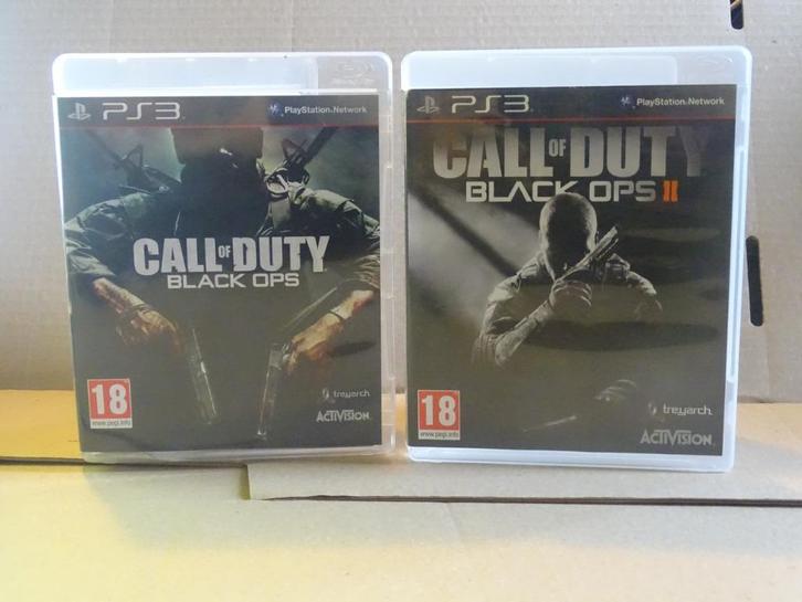 Call of Duty Black ops 1 en 2 PS3, Spelcomputers en Games, Games | Sony PlayStation 3, Zo goed als nieuw, Shooter, 3 spelers of meer
