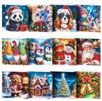 Diamond Painting Kerstkaarten - DIY Kaarten - Kerstmis, Ophalen of Verzenden, Nieuw, Kerst, Overige typen