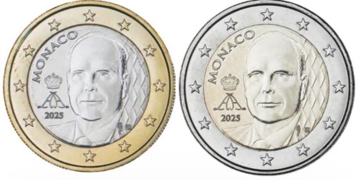 Nieuw: 1 & 2 euro Monaco Albert UNC 2025, Postzegels en Munten, Munten | Europa | Euromunten, Losse munt, 2 euro, Monaco, Verzenden