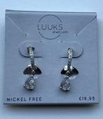 Luuks Oorbellen met clips, Ophalen of Verzenden, Nieuw, Zilver, Overige materialen