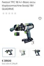 Festool tpc 18/4 quadrive losse body, Doe-het-zelf en Verbouw, Gereedschap | Boormachines, Ophalen of Verzenden, Zo goed als nieuw