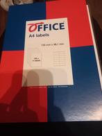Office A4 Labels - geopend maar nog heel veel vellen, Ophalen of Verzenden