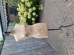 Brocante oude Franse paspop op voet, Antiek en Kunst, Ophalen