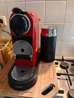 Krups Nespresso Citiz & Milk Rood espresso apparaat, Espresso apparaat, Ophalen of Verzenden, Zo goed als nieuw, 2 tot 4 kopjes