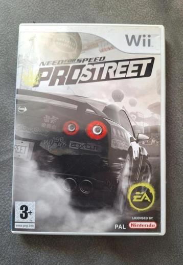 Need for Speed ProStreet Wii – met handleiding en disc beschikbaar voor biedingen