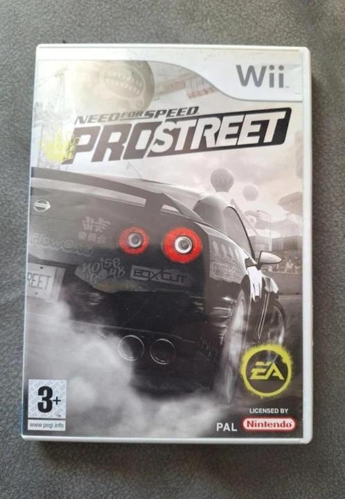 Need for Speed ProStreet Wii – met handleiding en disc, Spelcomputers en Games, Games | Nintendo Wii, Zo goed als nieuw, Racen en Vliegen