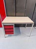 Stoer metalen bureau, Huis en Inrichting, Bureaus, Ophalen, Gebruikt