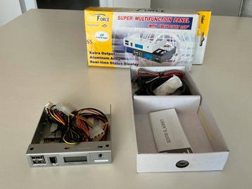 Cooltek TF 3,5”  alu Multifunction Silver panel blue LCD NOS beschikbaar voor biedingen