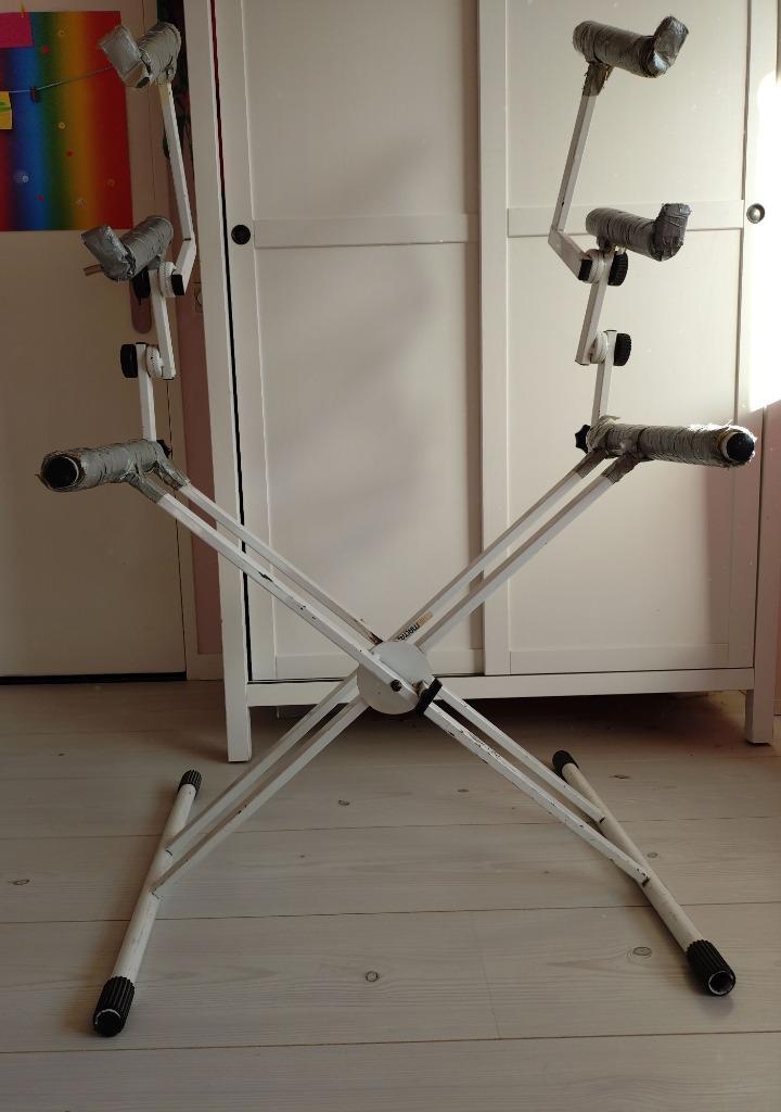 Quik Lok 3-tier keyboard/synth stand, Muziek en Instrumenten, Standaards, Gebruikt, Instrumentstandaard, Keyboard of Synthesizer