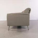 1x Leolux Bora Balanza Bank 3-zits/208cm Groen Stof - Alu, Huis en Inrichting, Niet ingevuld, Niet ingevuld, Driepersoons, 75 tot 100 cm