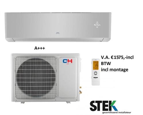 C&H Mitsubishi LG Daikin Gree Aux Haier A+++ Airco, Witgoed en Apparatuur, Airco's, Nieuw, Wandairco, 100 m³ of groter, 3 snelheden of meer