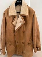 Heren suède lamy coat super kwaliteit, Kleding | Heren, Jassen | Winter, Maat 52/54 (L), Bruin, Ophalen of Verzenden, Gedragen