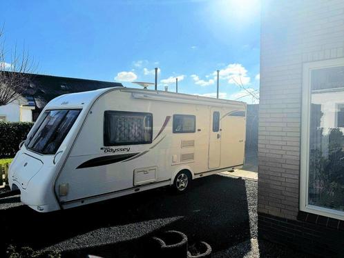 Elddis Odysee 524,  3 p. met mover en EP Levelsysteem, Caravans en Kamperen, Caravans, Particulier, tot en met 3, 1250 - 1500 kg