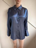 Amaya Amsterdam blouse maat M antraciet blauwe gloed, Ophalen of Verzenden, Zo goed als nieuw, Maat 38/40 (M), Blauw