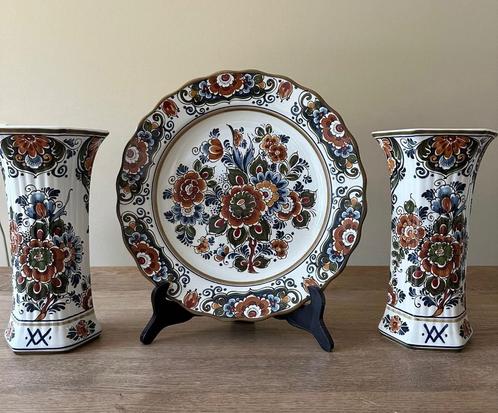 Prachtige Delfts Aardewerk Set – Flora Keramiek, Antiek en Kunst, Antiek | Vazen, Ophalen