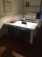 Eetkamertafel met bijpassend hoekbureau, Huis en Inrichting, Ophalen, Gebruikt, 50 tot 100 cm, Vijf personen of meer