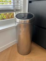 Brabantia RVS prullenbak 30 liter, Huis en Inrichting, Ophalen, Zo goed als nieuw, Rvs, 50 tot 75 cm