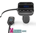 FM Audiotransmitter, FM zender, Bluetooth, Handsfree, ANC, Nedis, Nieuw, Info@marbeco.nl, Ophalen of Verzenden