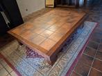 Robuuste massief Eiken salon tafel, Huis en Inrichting, Ophalen, 100 tot 150 cm, 50 tot 100 cm, Minder dan 50 cm