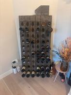 Pupitre wijnrek uit Epernay, Huis en Inrichting, Ophalen, Gebruikt, 25 flessen of meer, 75 cm of meer