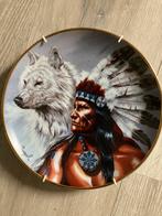 The Franklin mint indianen bord, Antiek en Kunst, Ophalen